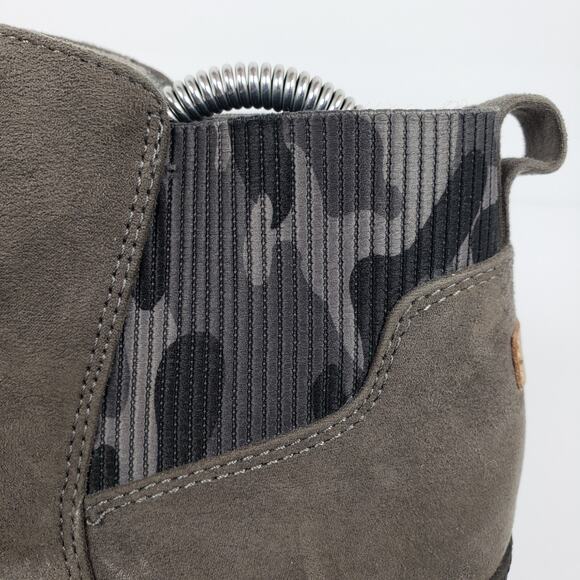 Dr Scholls Lean In Womens Size 8.5 Steel Gray Slip On Wedge Chelsea Bootie Shoes - Picture 9 of 13